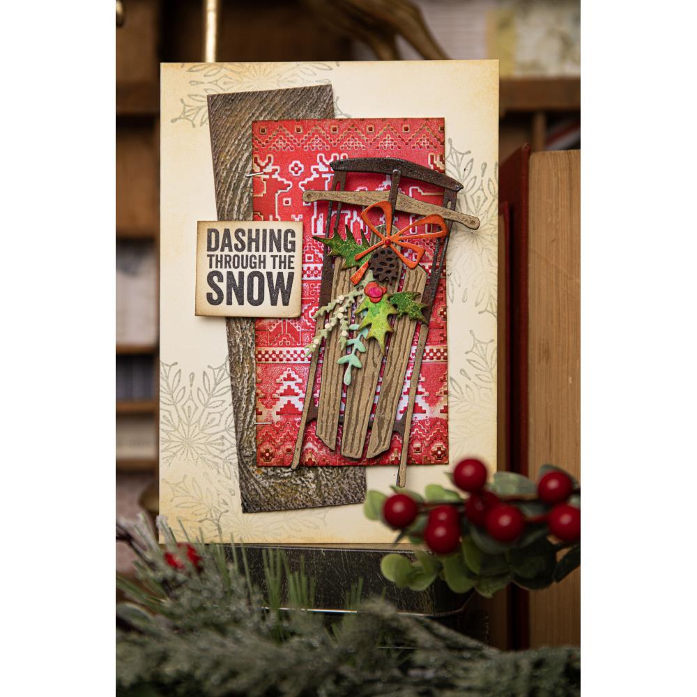 Sizzix Thinlits Dies By Tim Holtz - Vintage Sled