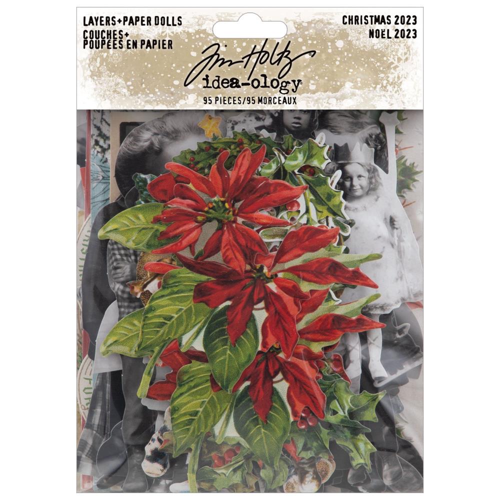 Tim Holtz Idea-Ology Layers + Paper Dolls - Christmas Noel 2023