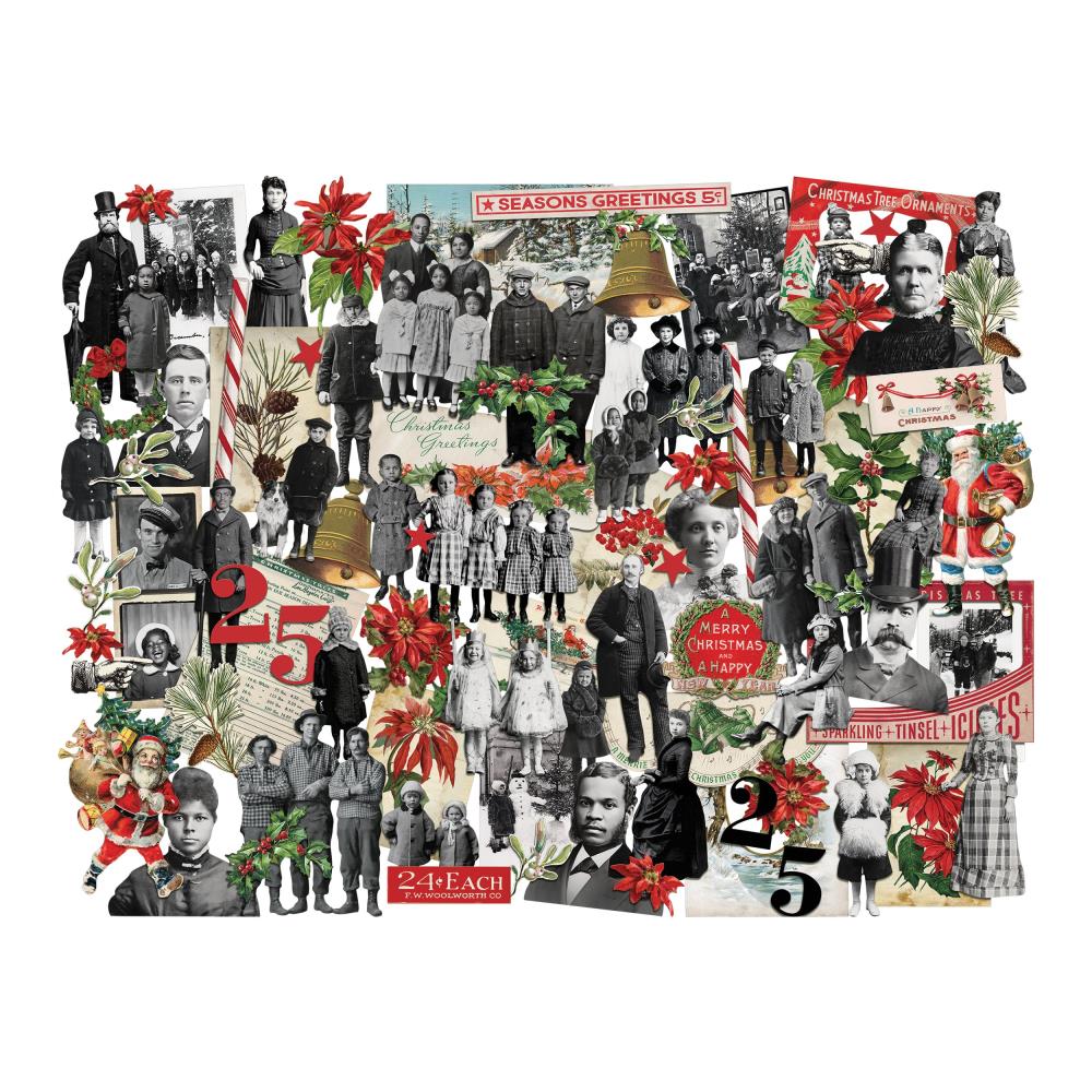 Tim Holtz Idea-Ology Layers + Paper Dolls - Christmas Noel 2023