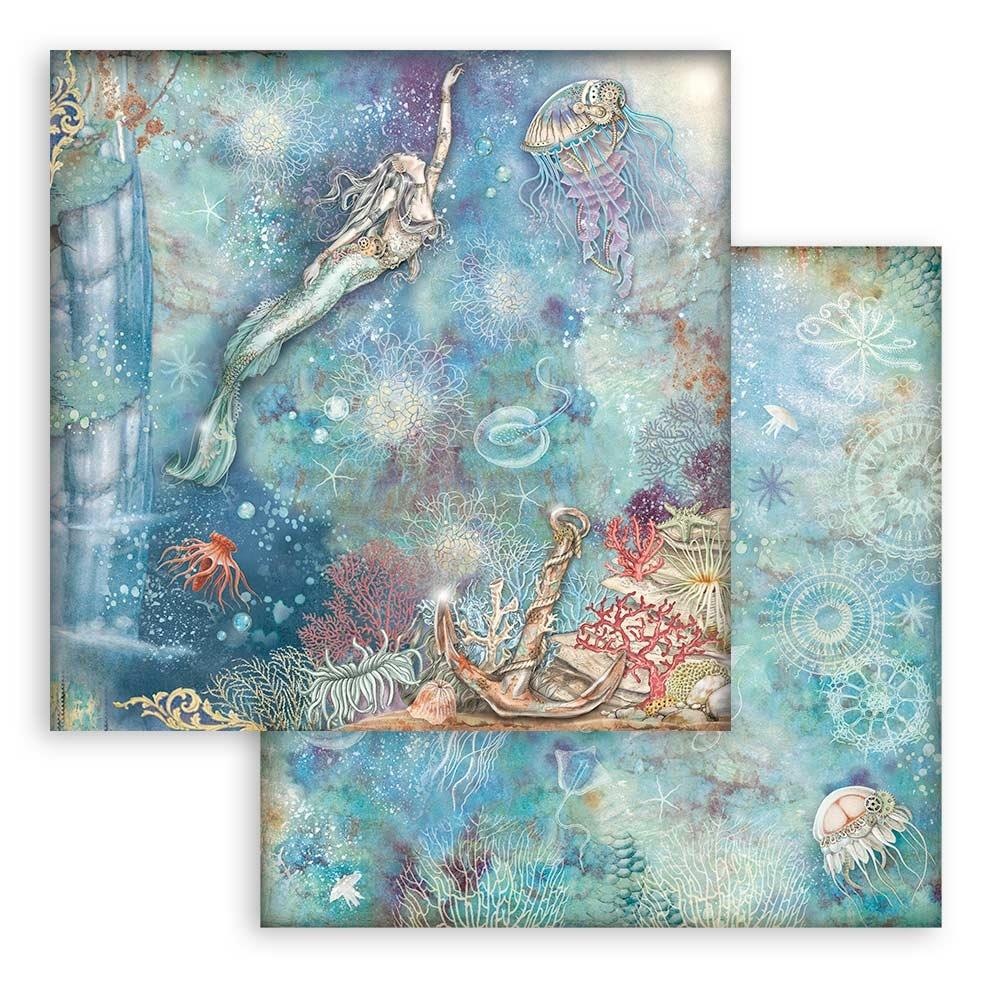 Stamperia Double-Sided Paper Pad 12x12 - Songs Of The Sea