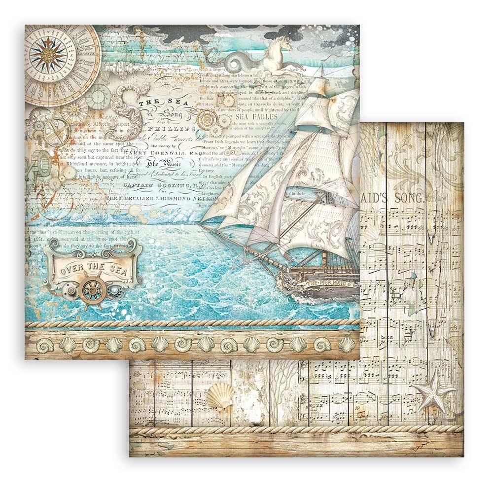 Stamperia Double-Sided Paper Pad 12x12 - Songs Of The Sea