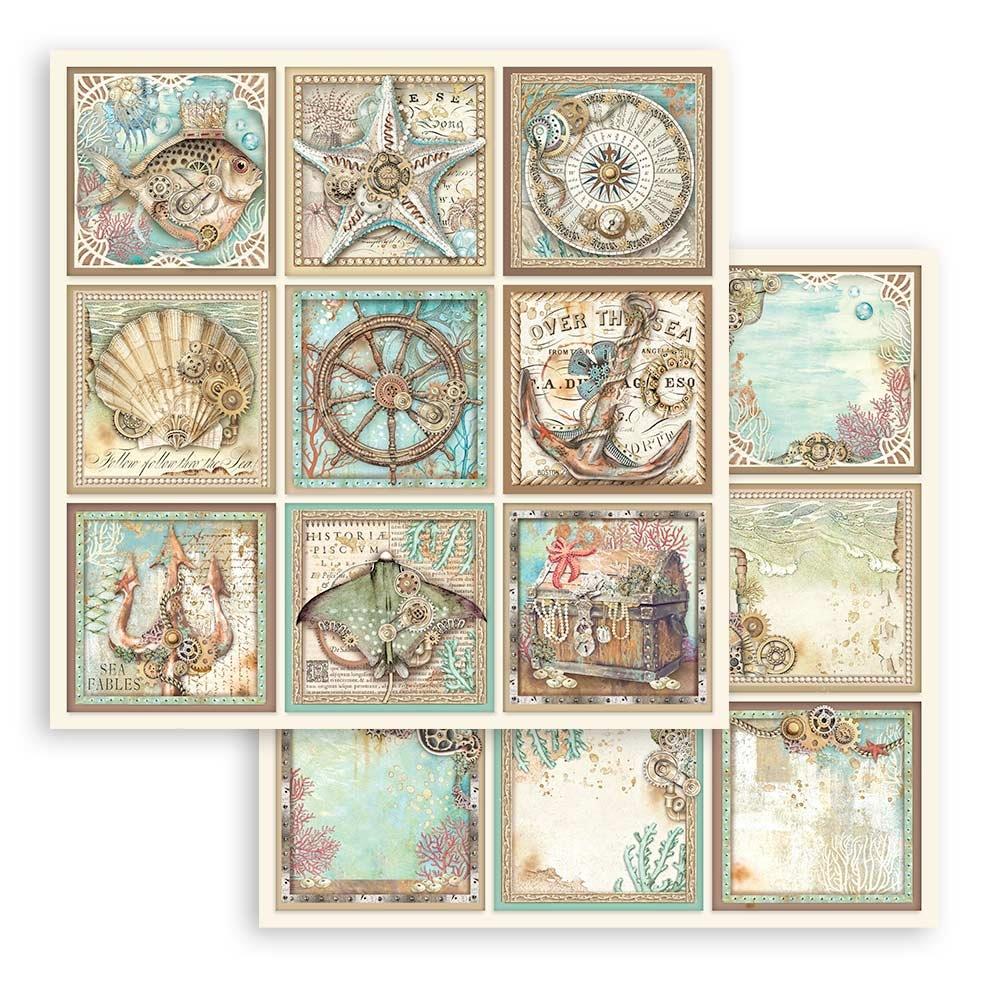Stamperia Double-Sided Paper Pad 12x12 - Songs Of The Sea