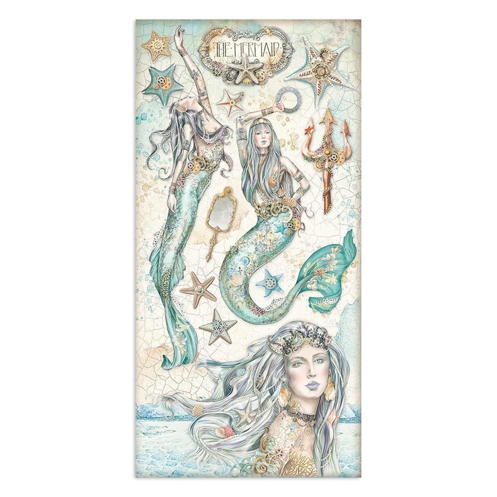 Stamperia Collectables Double-Sided Paper 6X12 - Songs Of The Sea