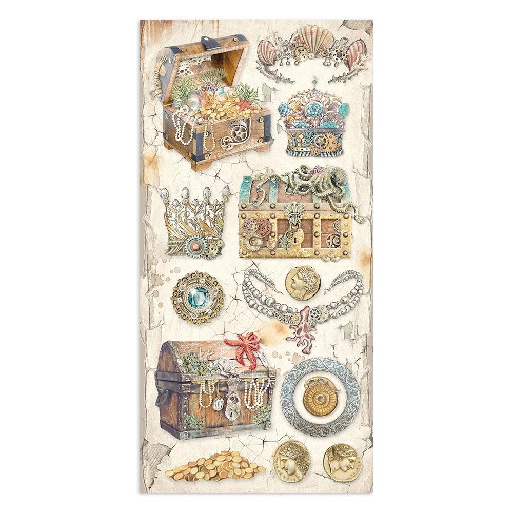 Stamperia Collectables Double-Sided Paper 6X12 - Songs Of The Sea