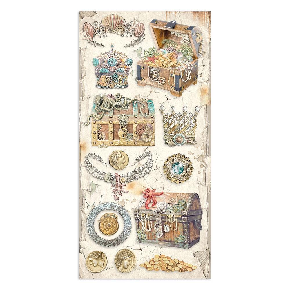 Stamperia Collectables Double-Sided Paper 6X12 - Songs Of The Sea