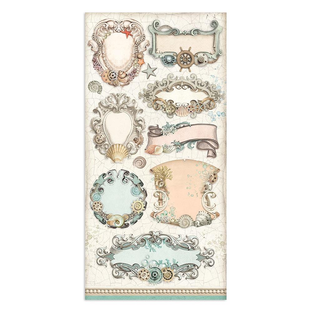 Stamperia Collectables Double-Sided Paper 6X12 - Songs Of The Sea