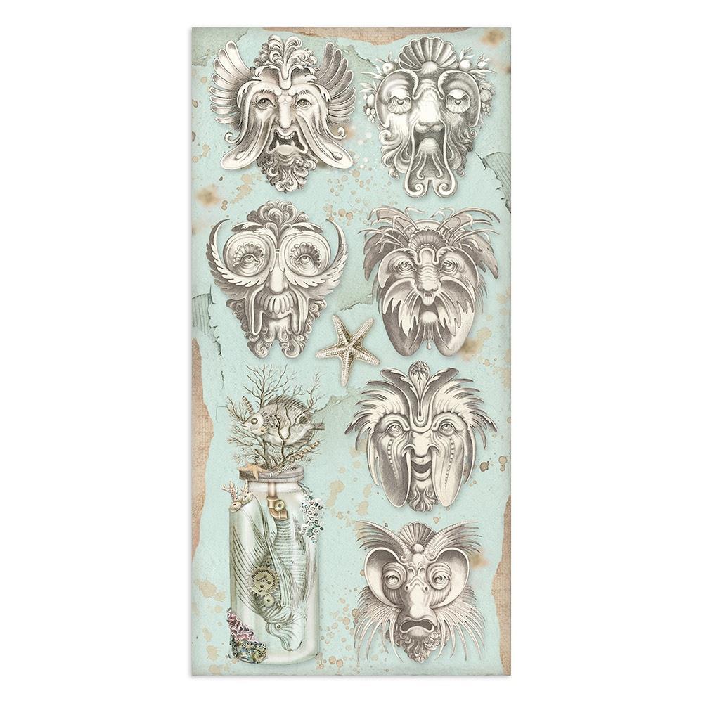 Stamperia Collectables Double-Sided Paper 6X12 - Songs Of The Sea