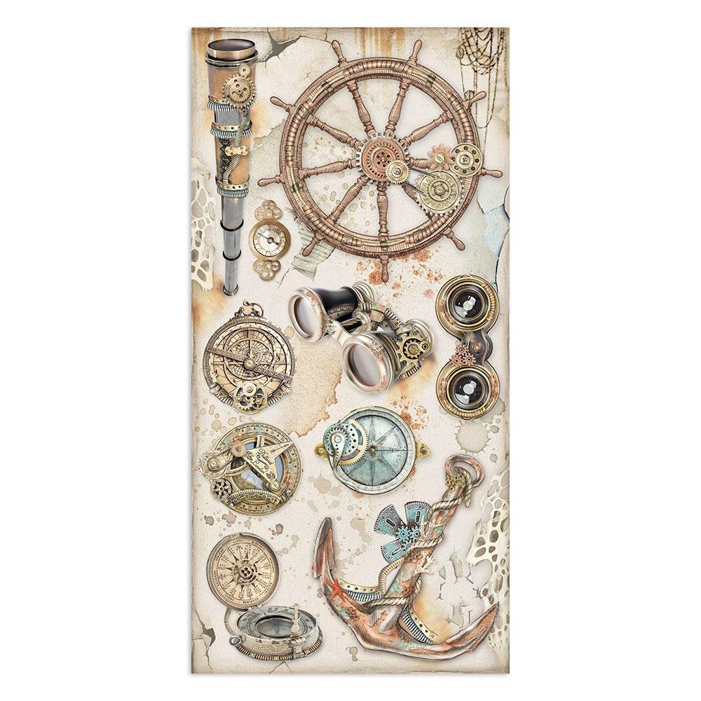 Stamperia Collectables Double-Sided Paper 6X12 - Songs Of The Sea
