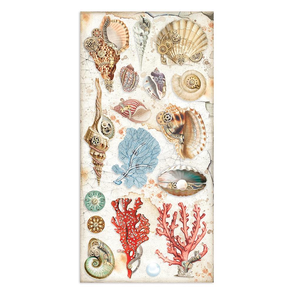 Stamperia Collectables Double-Sided Paper 6X12 - Songs Of The Sea