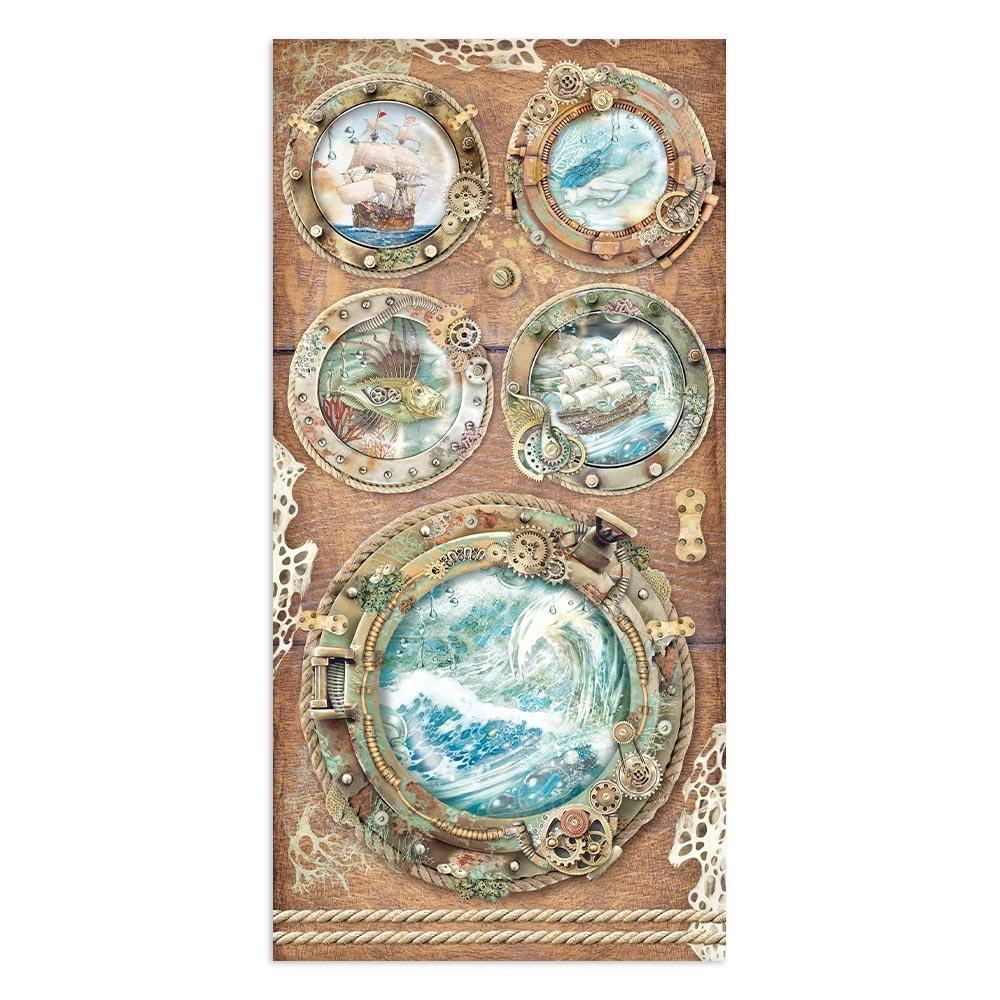 Stamperia Collectables Double-Sided Paper 6X12 - Songs Of The Sea