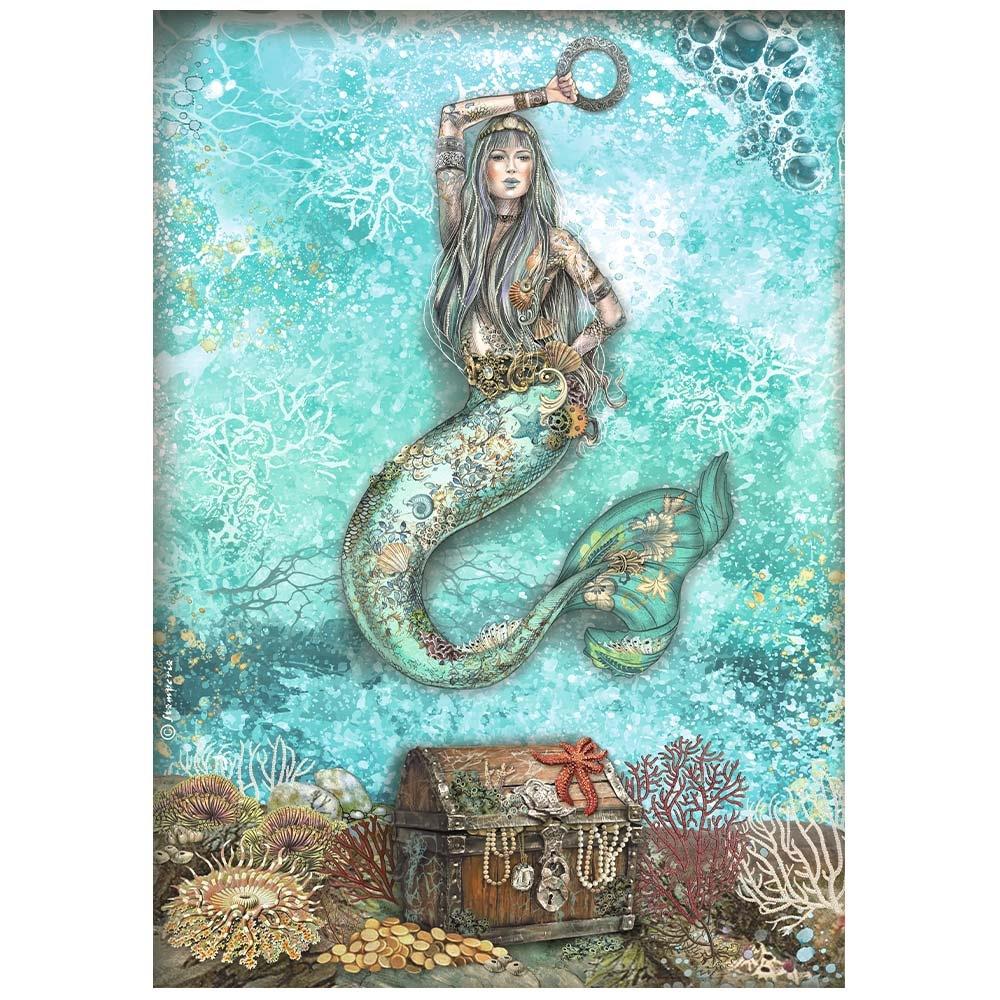 Stamperia Rice Paper Sheets A4 - Songs Of The Sea Mermaid