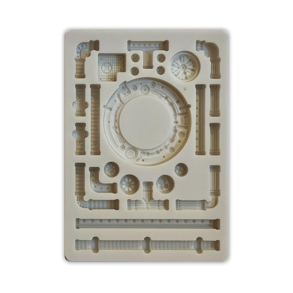 Stamperia Soft Maxi Mould A6 - Songs Of The Sea Pipes