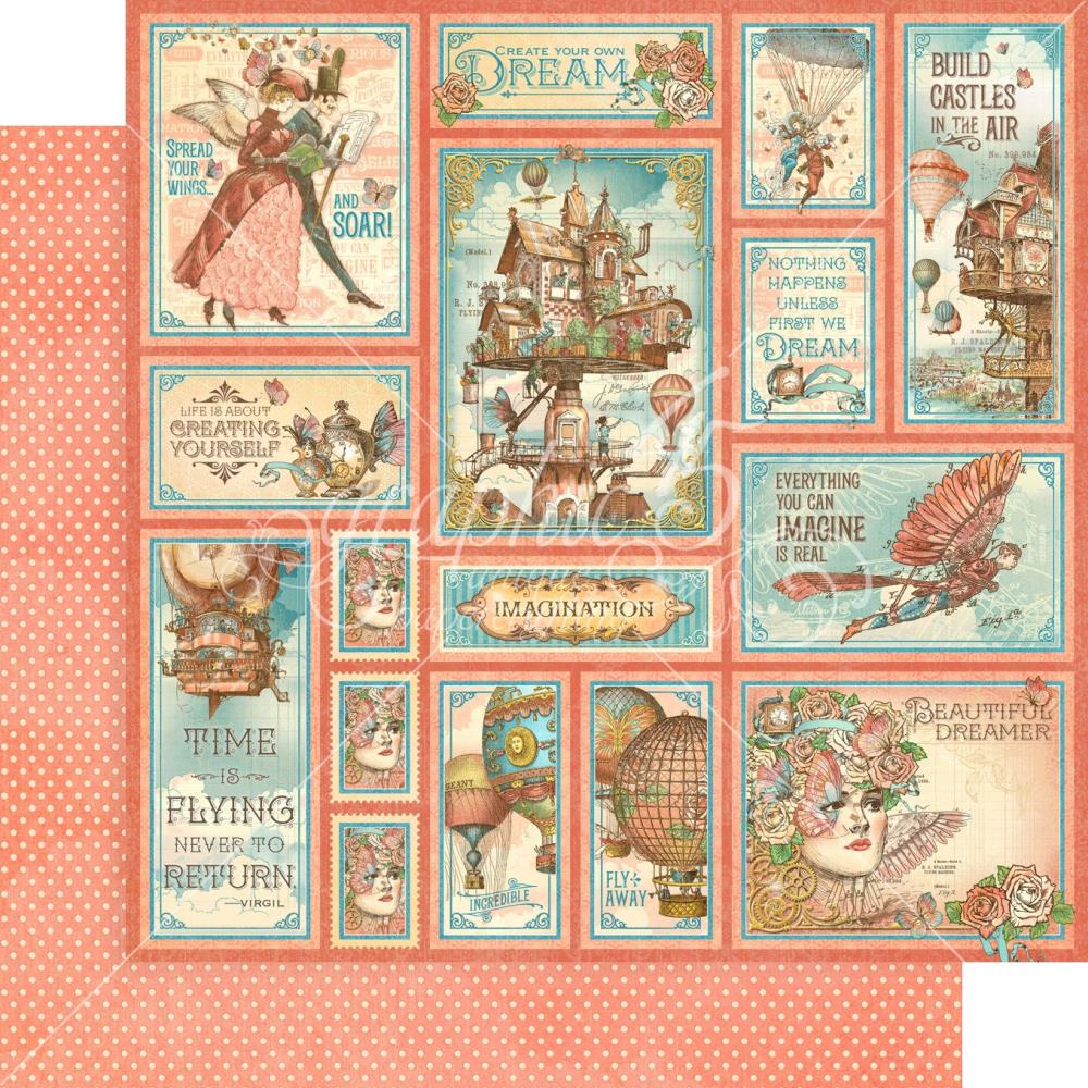 Graphic 45 Collector's Edition - 8x8 Paper Pack - Imagine