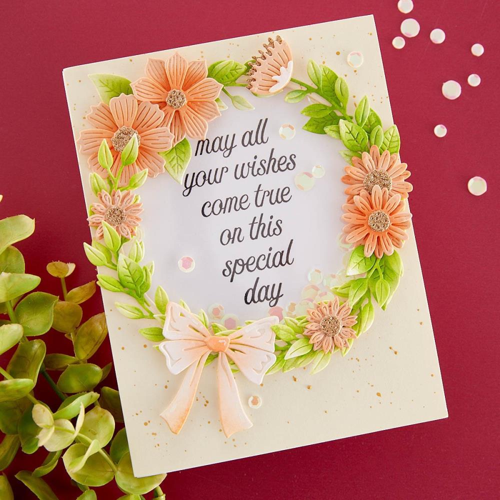 Spellbinders Etched Dies - Garden Wreath Add-Ons