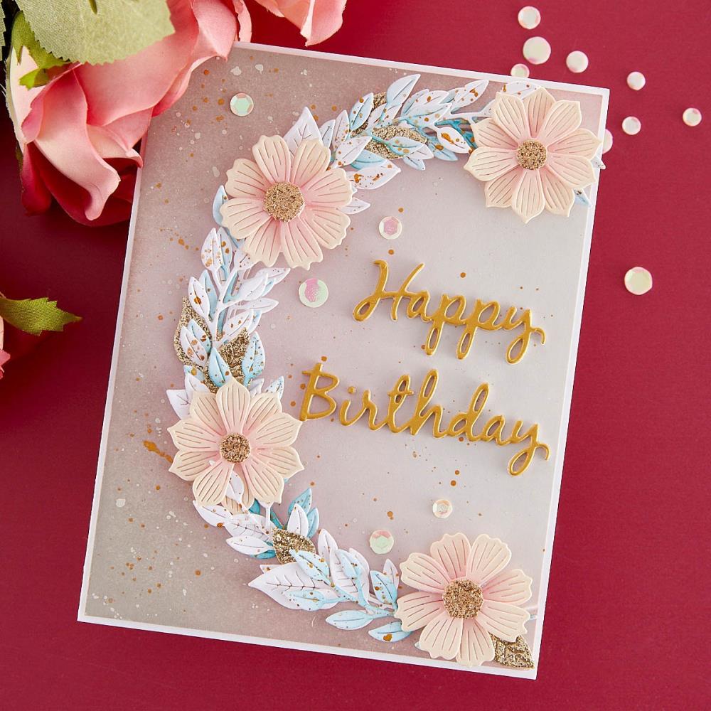 Spellbinders Etched Dies - Garden Wreath Add-Ons