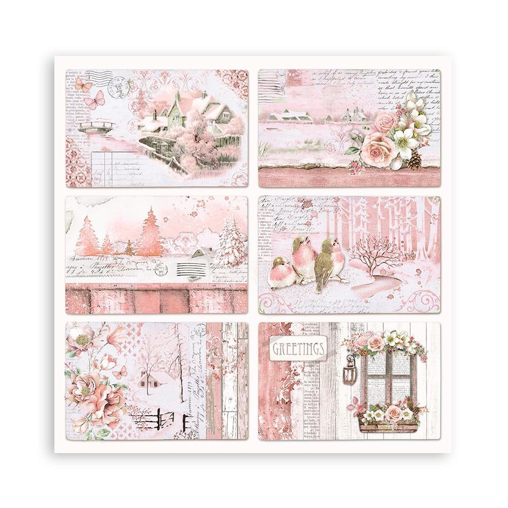Stamperia Double-Sided Paper Pad 12x12 - Roseland