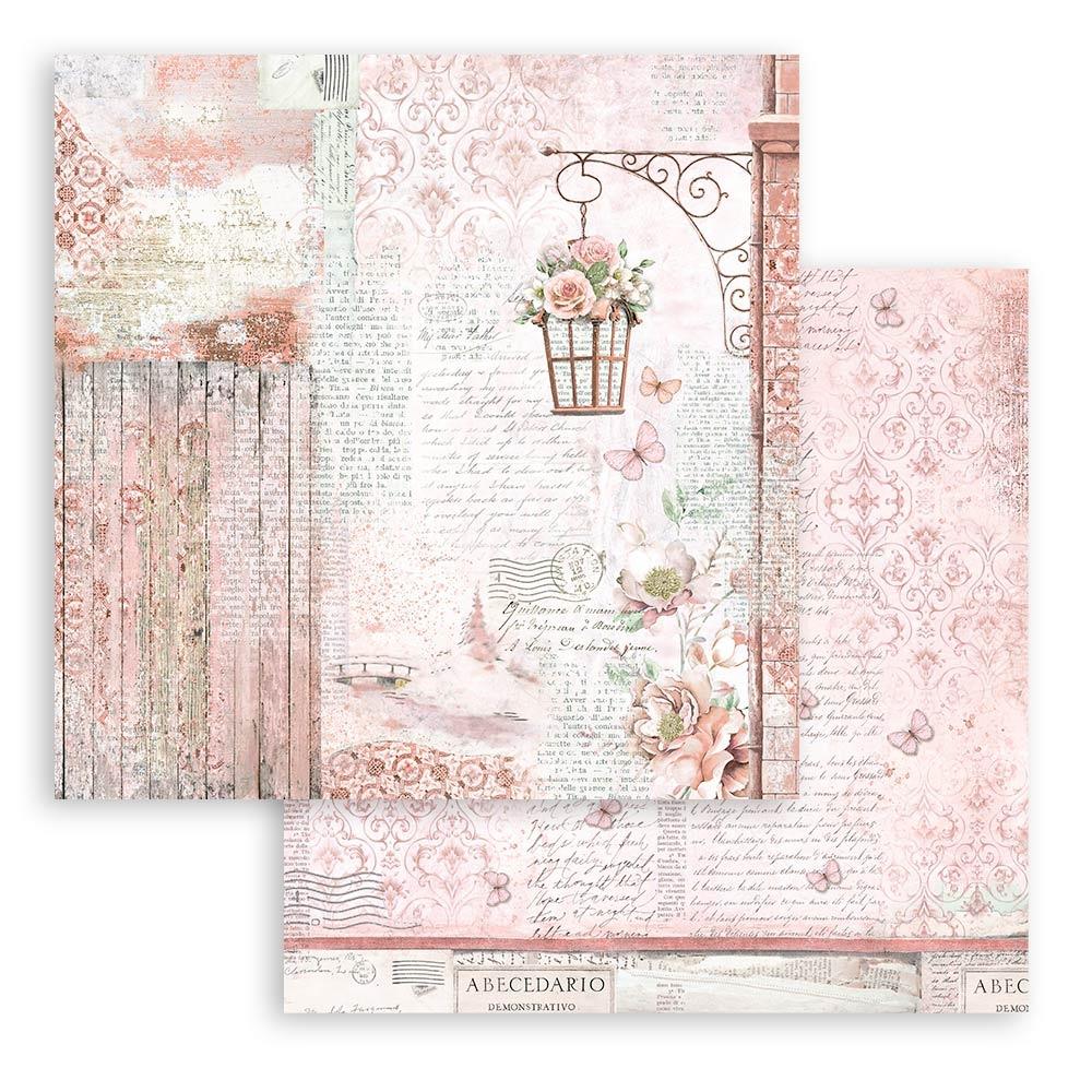 Stamperia Double-Sided Paper Pad 12x12 - Roseland