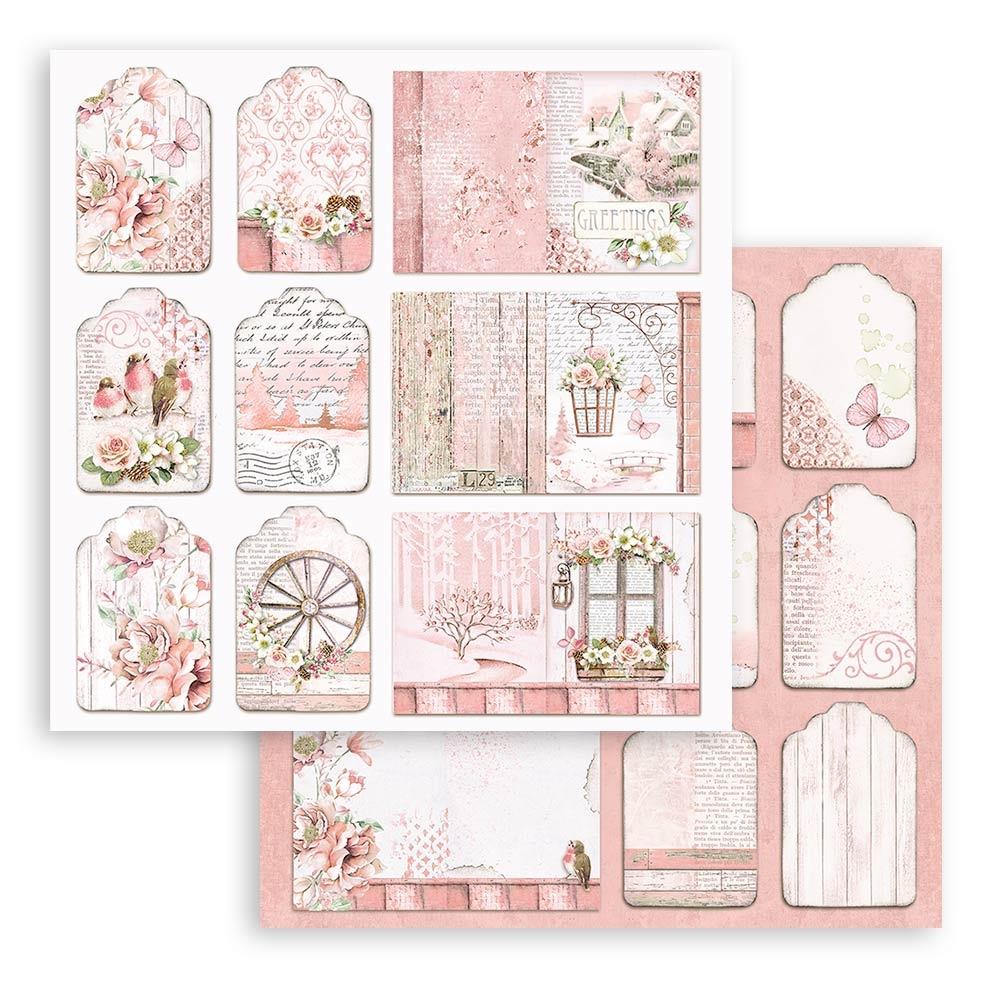 Stamperia Double-Sided Paper Pad 12x12 - Roseland