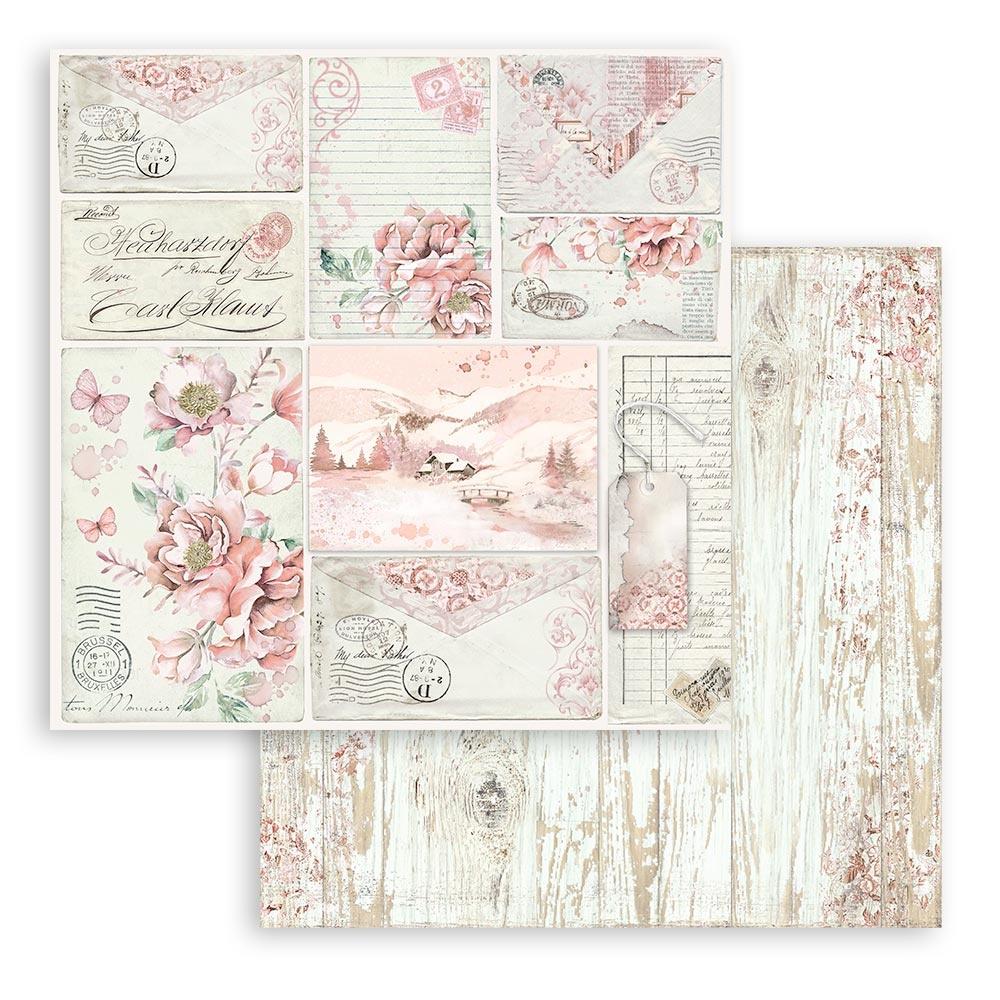 Stamperia Double-Sided Paper Pad 12x12 - Roseland