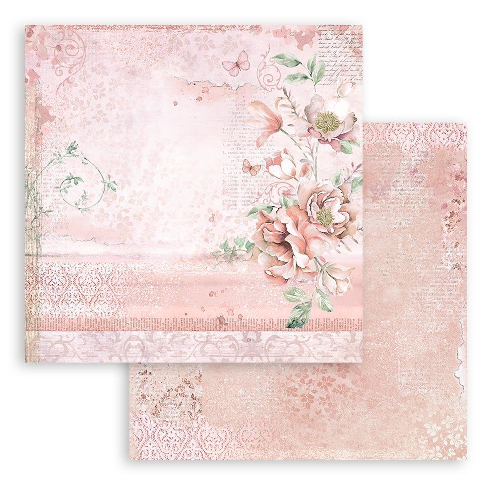 Stamperia Double-Sided Paper Pad 12x12 - Roseland
