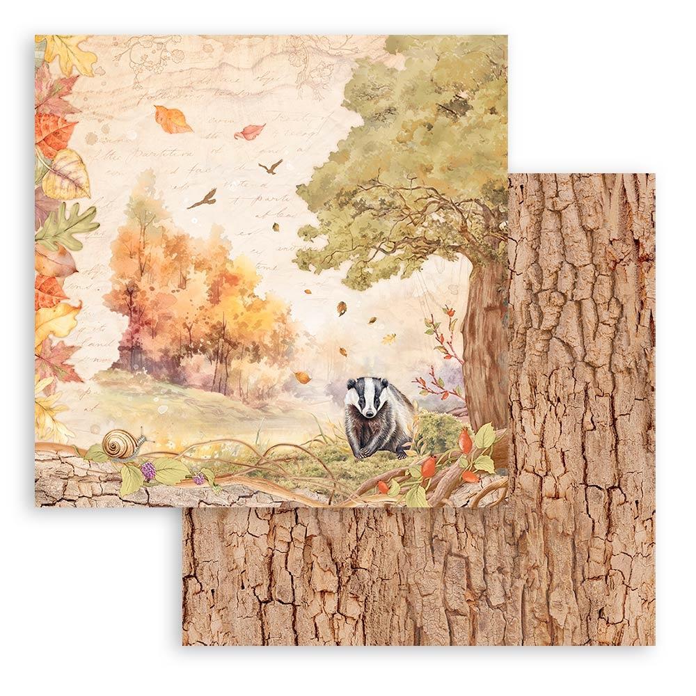 Stamperia Double-Sided Paper Pad 12x12 - Woodland