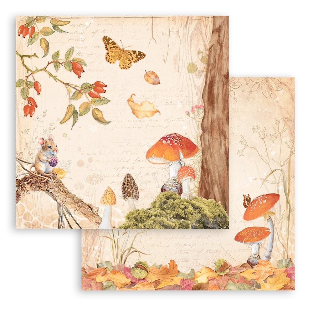 Stamperia Double-Sided Paper Pad 12x12 - Woodland