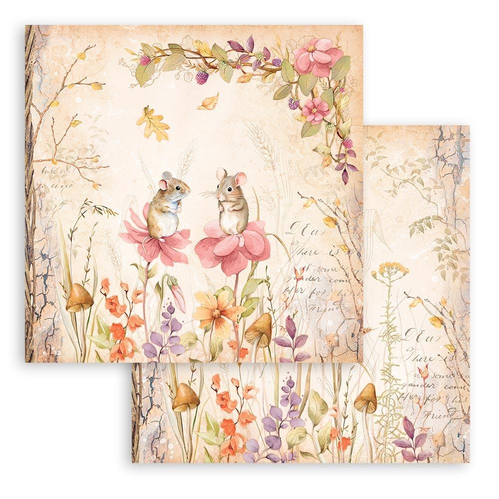 Stamperia Double-Sided Paper Pad 12x12 - Woodland