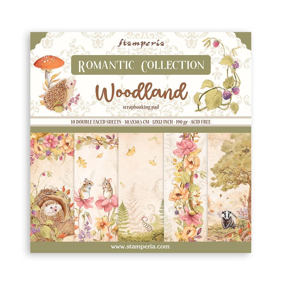 Stamperia Double-Sided Paper Pad 12x12 - Woodland