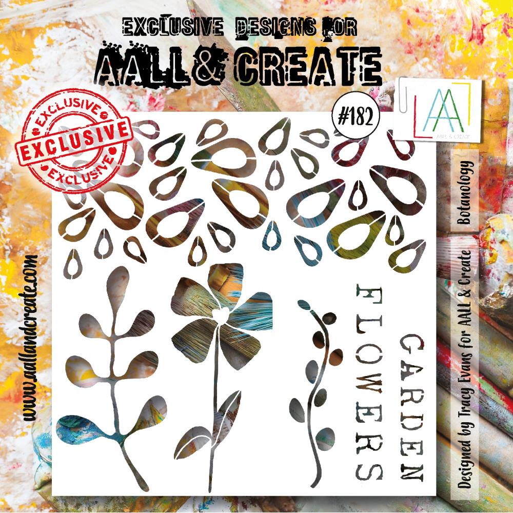 AALL And Create Stencil 6x6 - Botanology