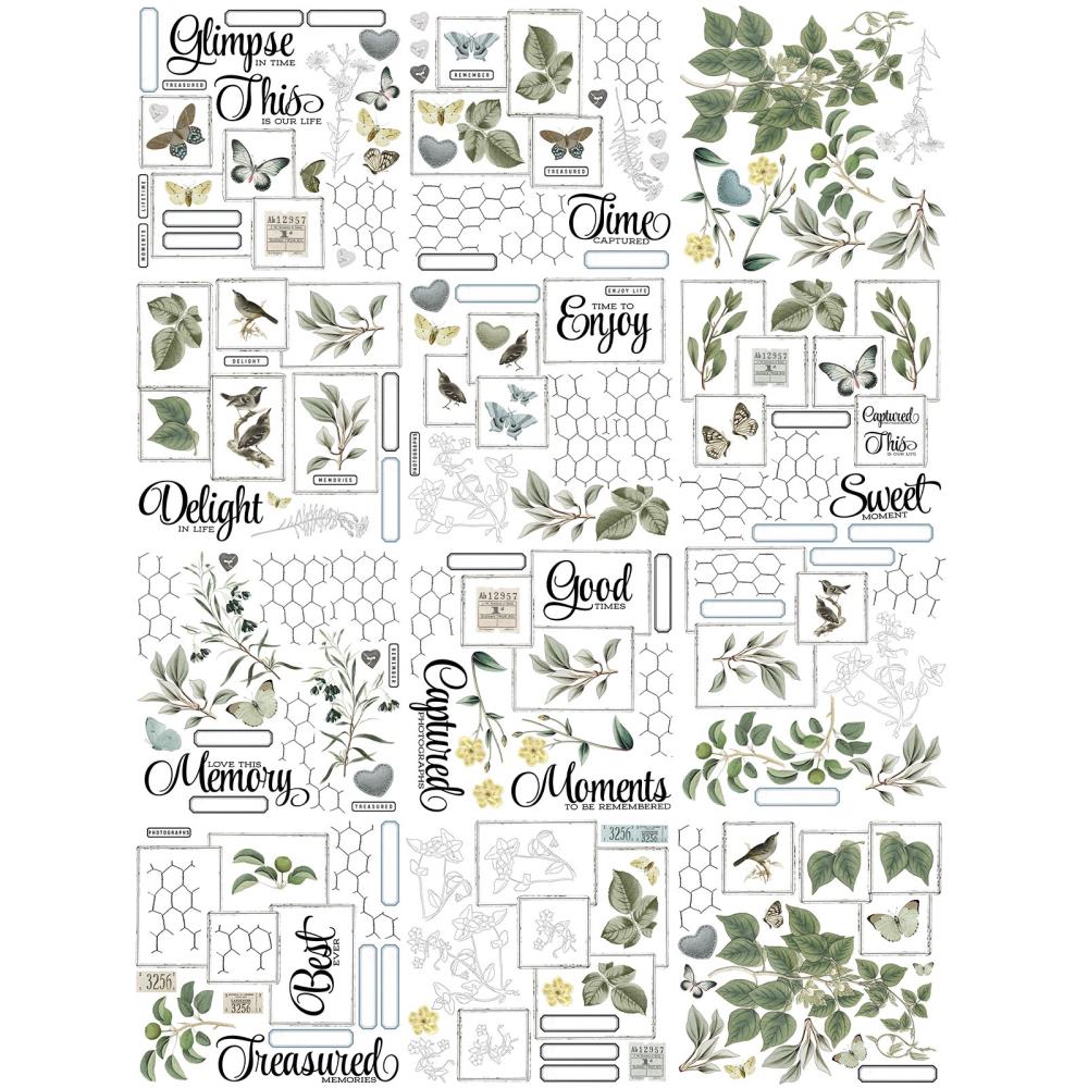 49 And Market Big Picture Album Kit - Vintage Artistry Moonlit Garden