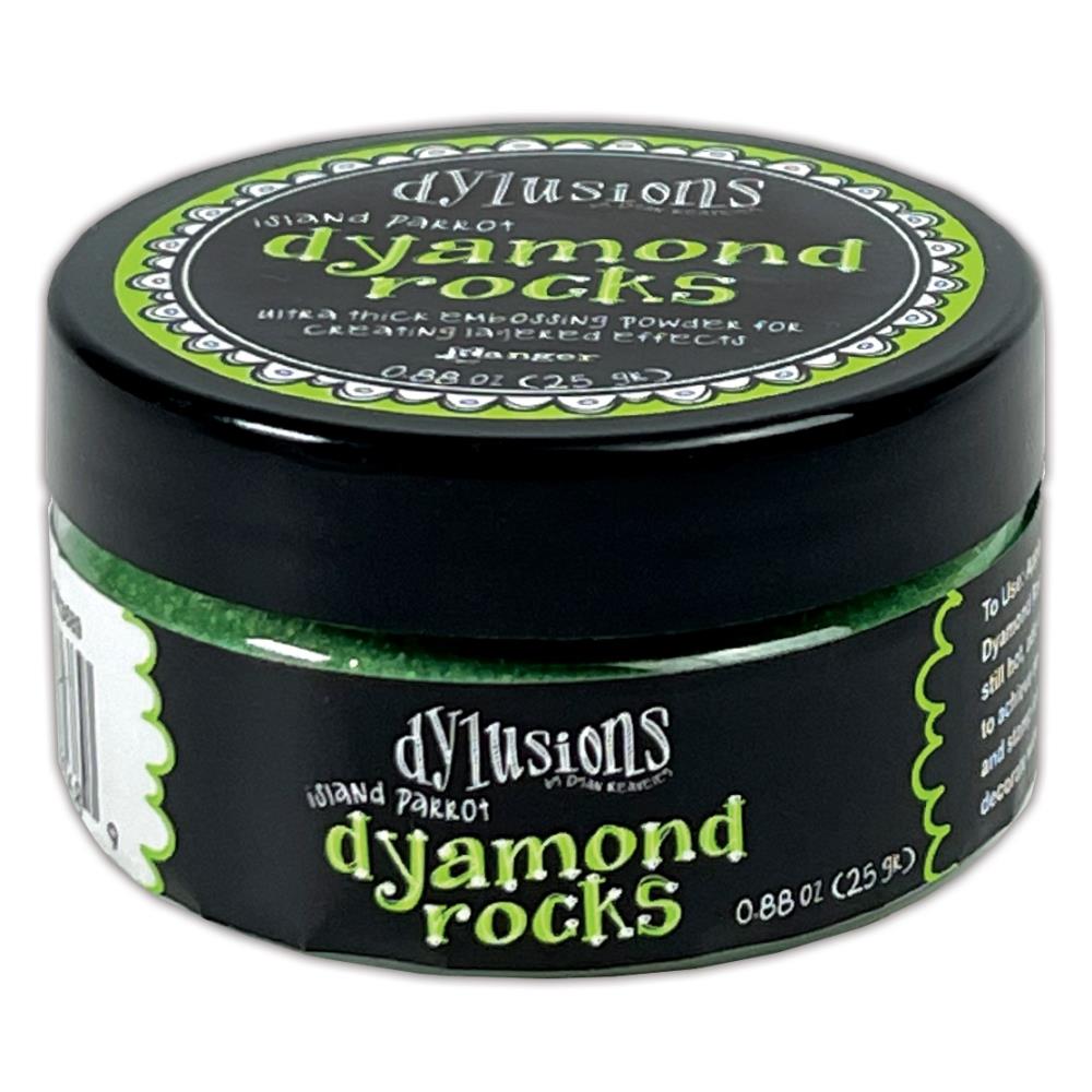 Dyan Reaveley Dylusions Dyamond Rocks - Island Parrot