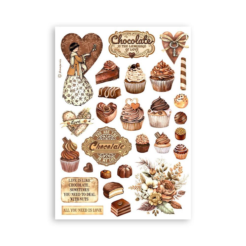 Stamperia Washi Pad A5 - Coffee And Chocolate