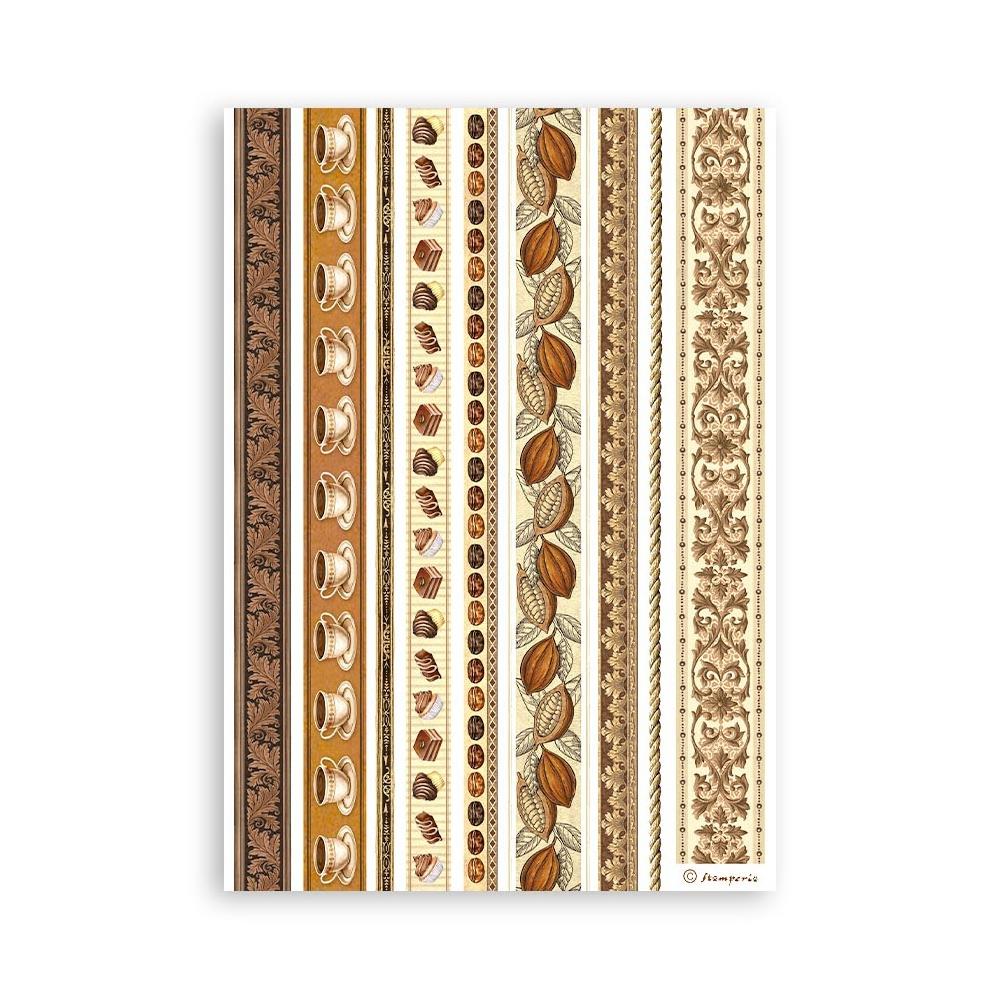 Stamperia Washi Pad A5 - Coffee And Chocolate