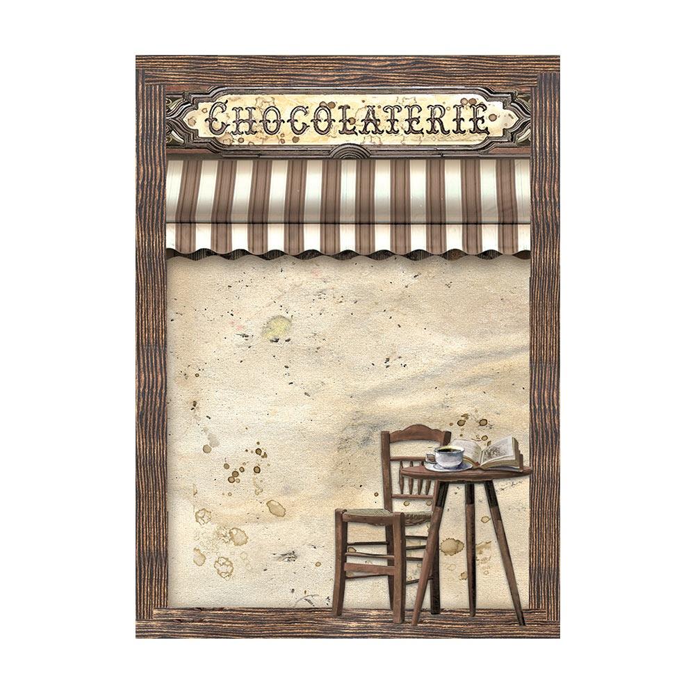 Stamperia Rice Paper Sheets A6 - Coffee And Chocolate 8 pk
