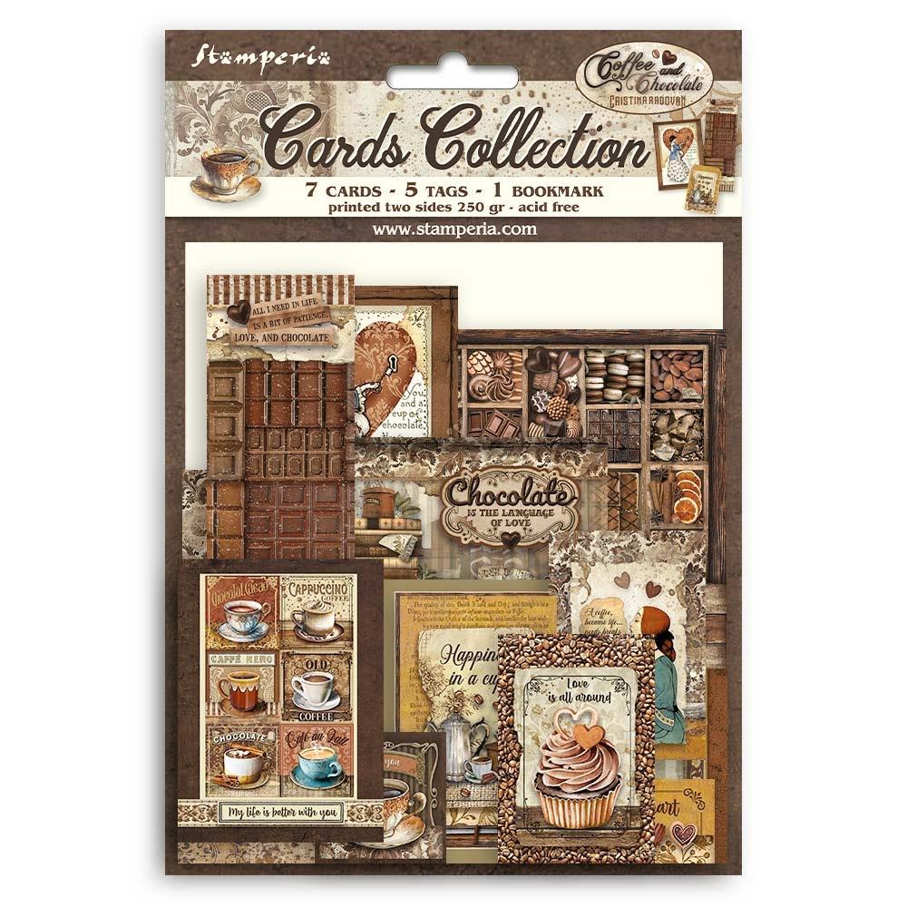Stamperia Cards Collection - Coffee And Chocolate