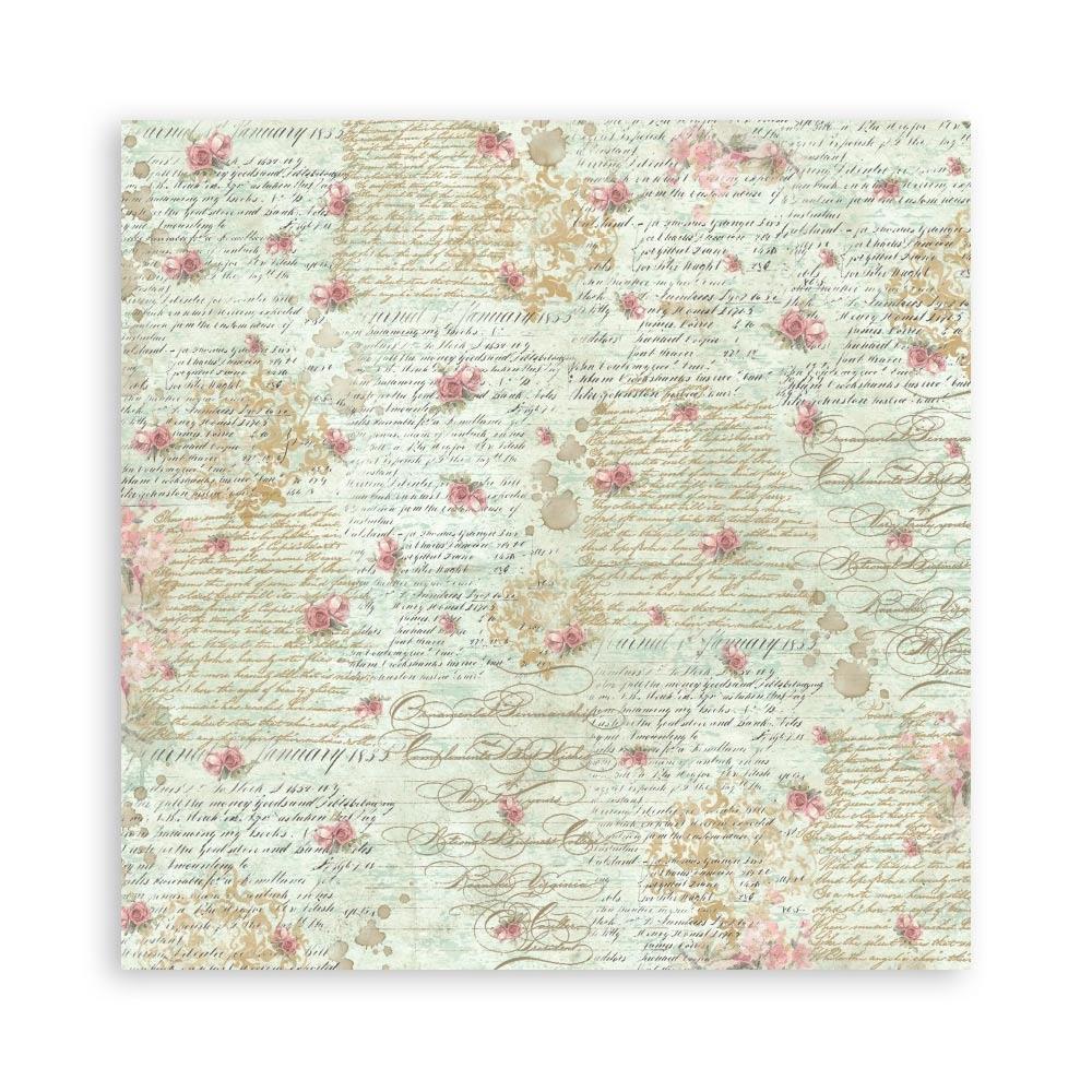 Stamperia Double-Sided Paper Pad 8x8 - Precious