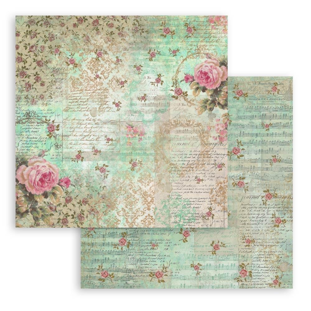 Stamperia Double-Sided Paper Pad 8x8 - Precious