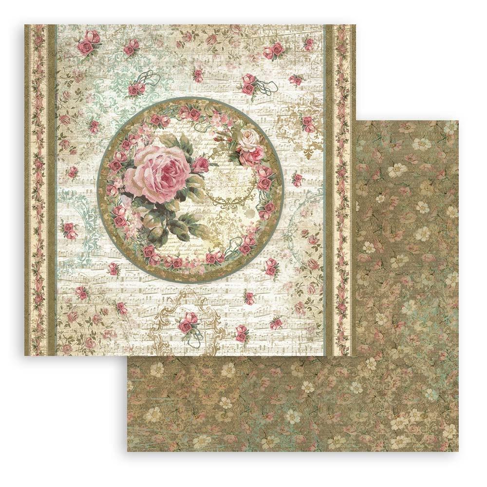 Stamperia Double-Sided Paper Pad 8x8 - Precious