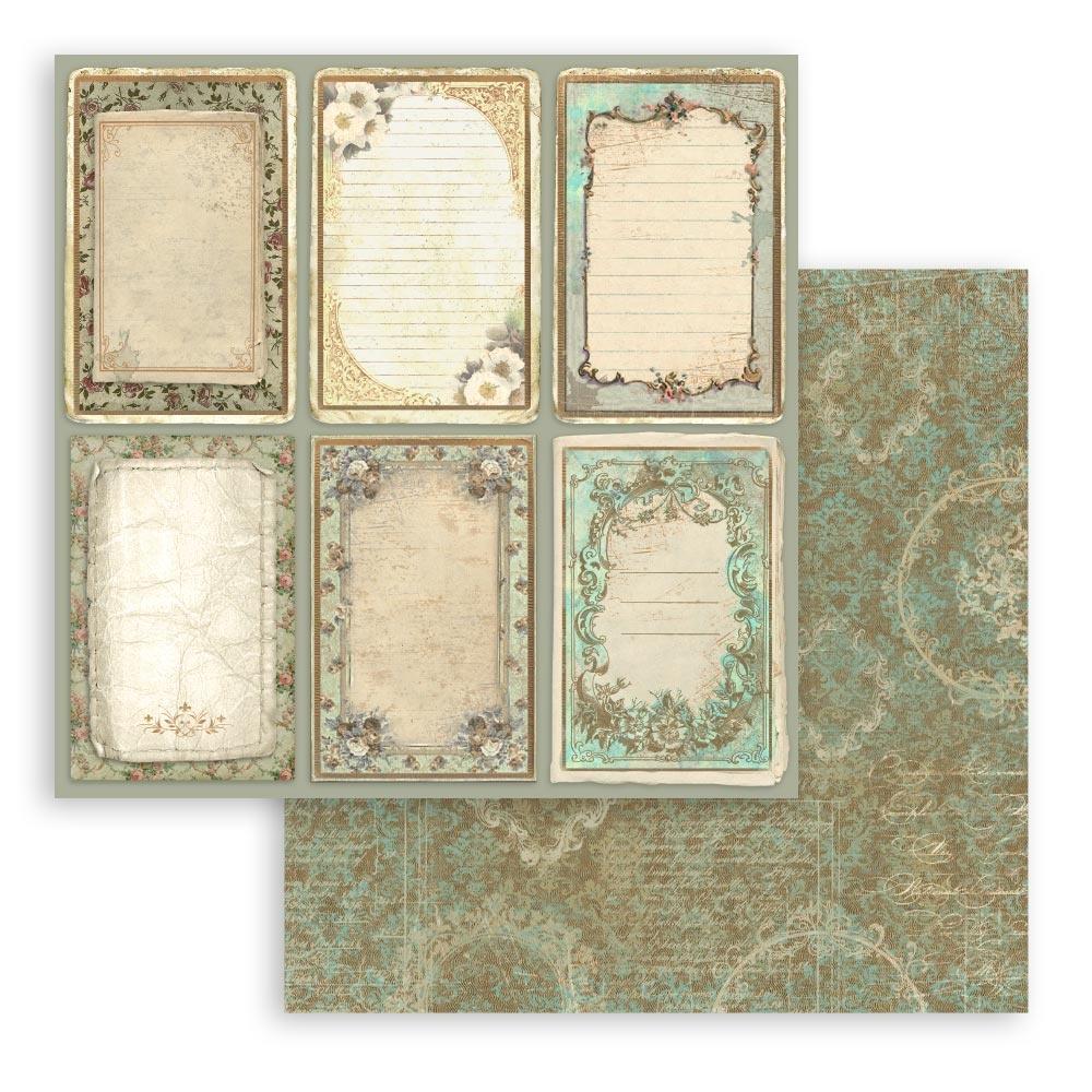 Stamperia Double-Sided Paper Pad 8x8 - Precious