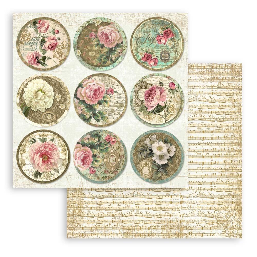 Stamperia Double-Sided Paper Pad 8x8 - Precious