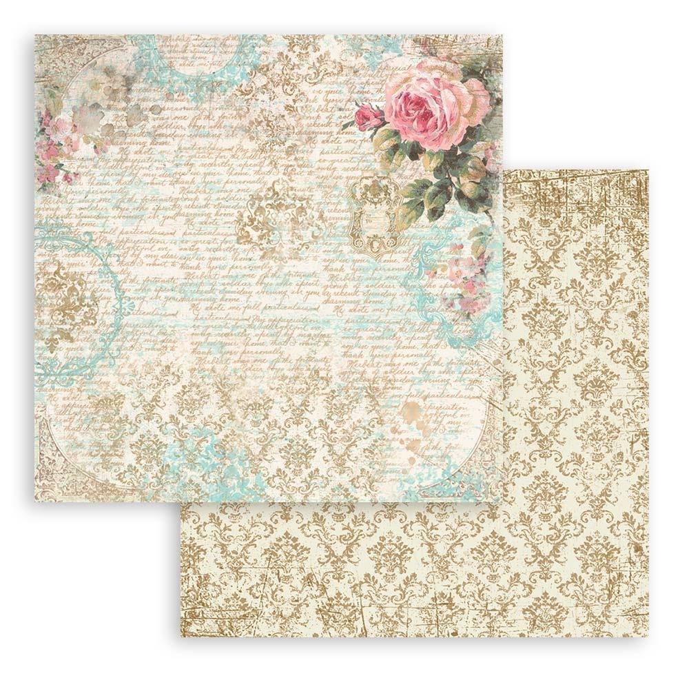 Stamperia Double-Sided Paper Pad 8x8 - Precious