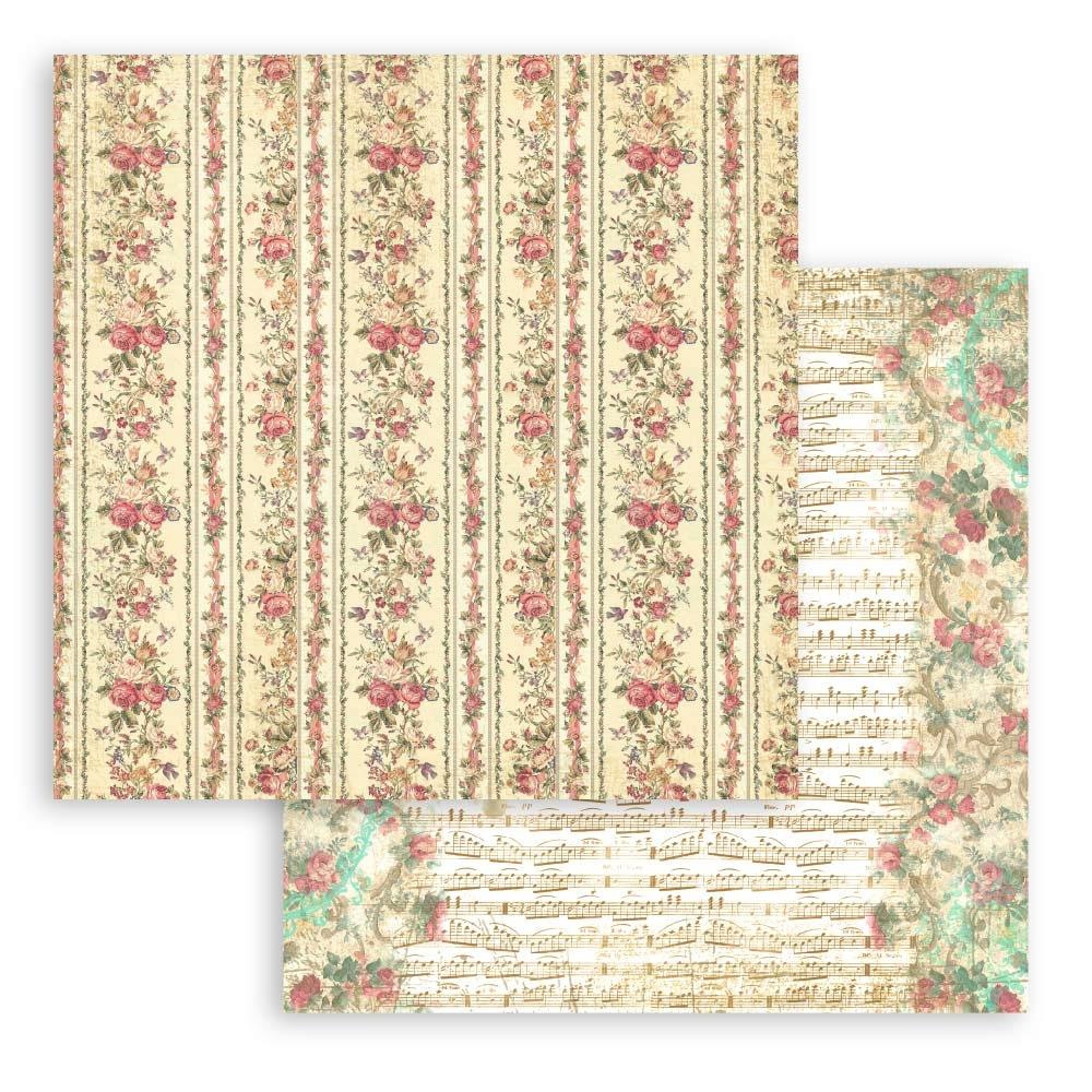 Stamperia Double-Sided Paper Pad 8x8 - Precious