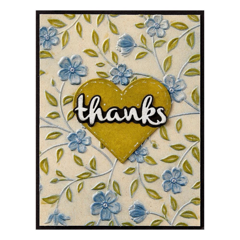 Spellbinders 3D Embossing Folder - Flowers & Foliage