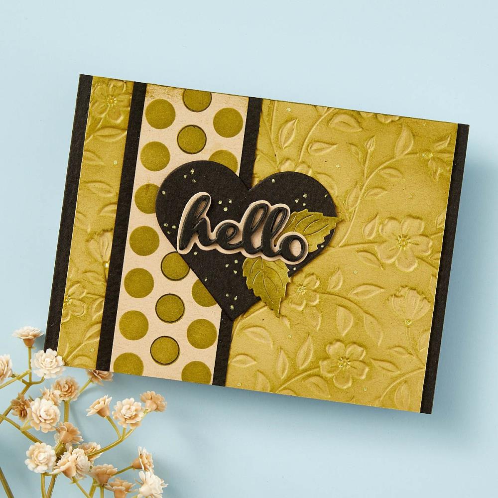 Spellbinders 3D Embossing Folder - Flowers & Foliage
