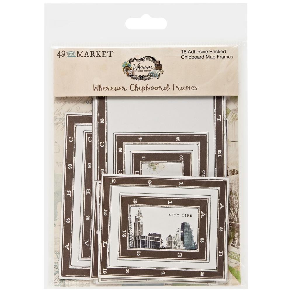 49 And Market Frame Set - Map Frames Wherever