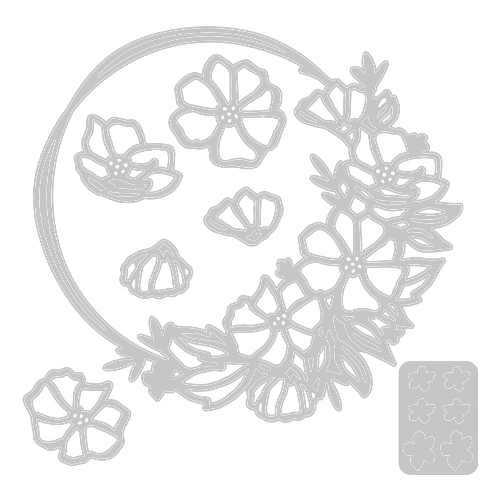 Sizzix Thinlits Dies By Tim Holtz - Floral Round
