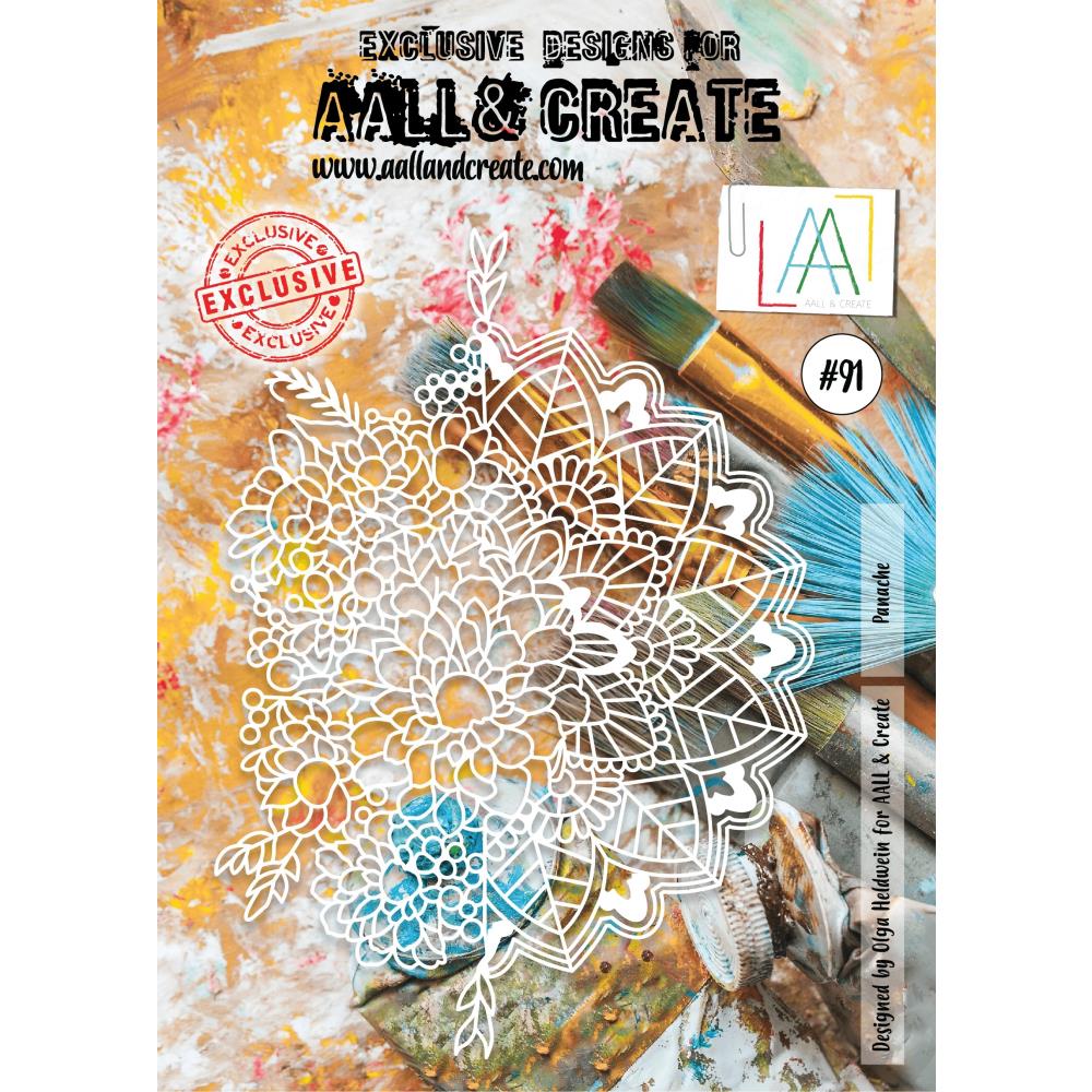 AALL And Create A4 Stencil - Panache