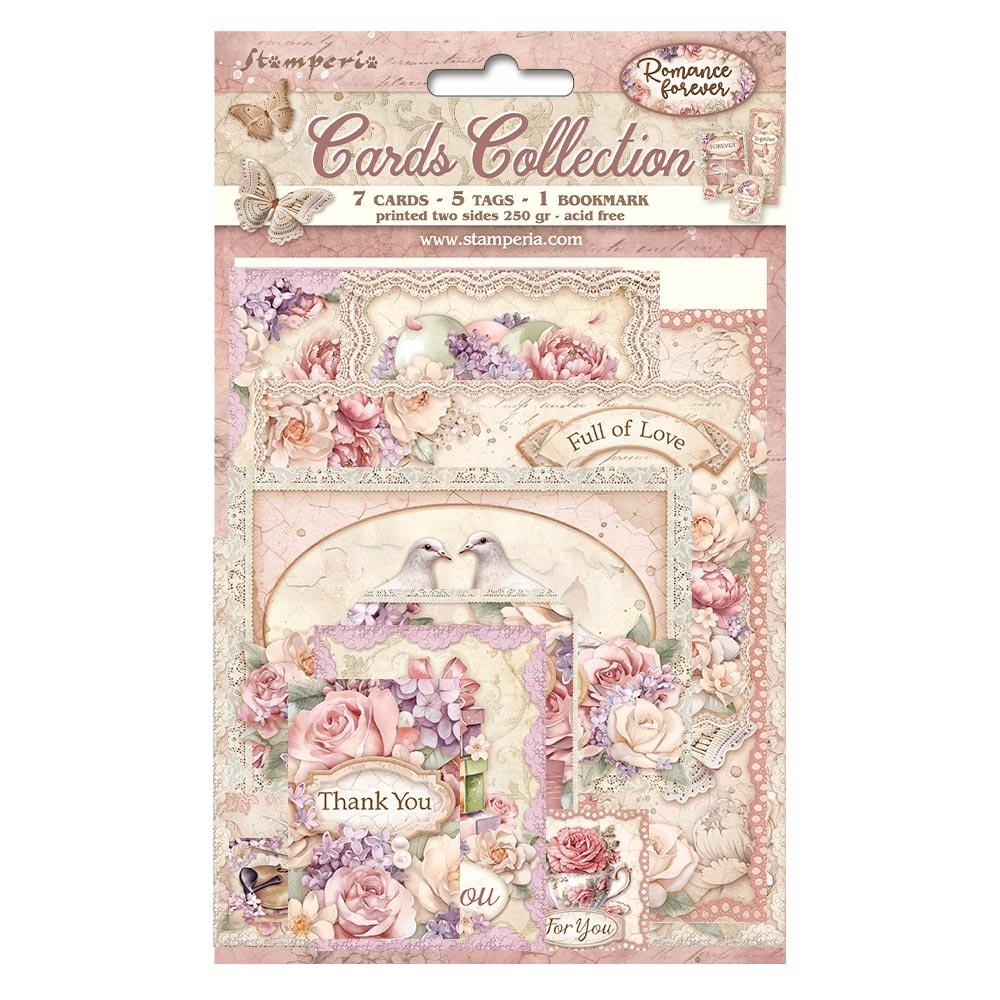 Stamperia Cards Collection - Romance Forever