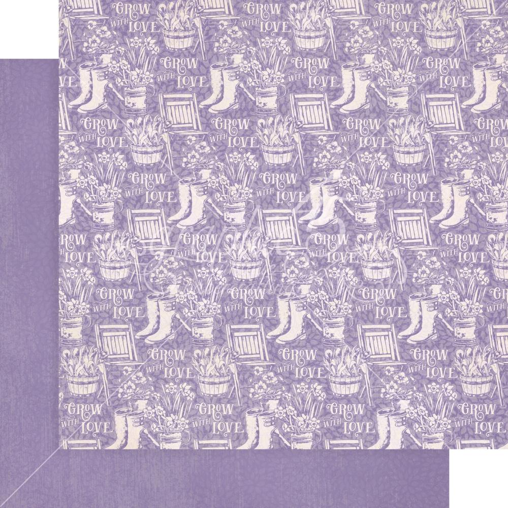 Graphic 45 - Collection Pack Patterns and Solids 12x12 - Grow With Love