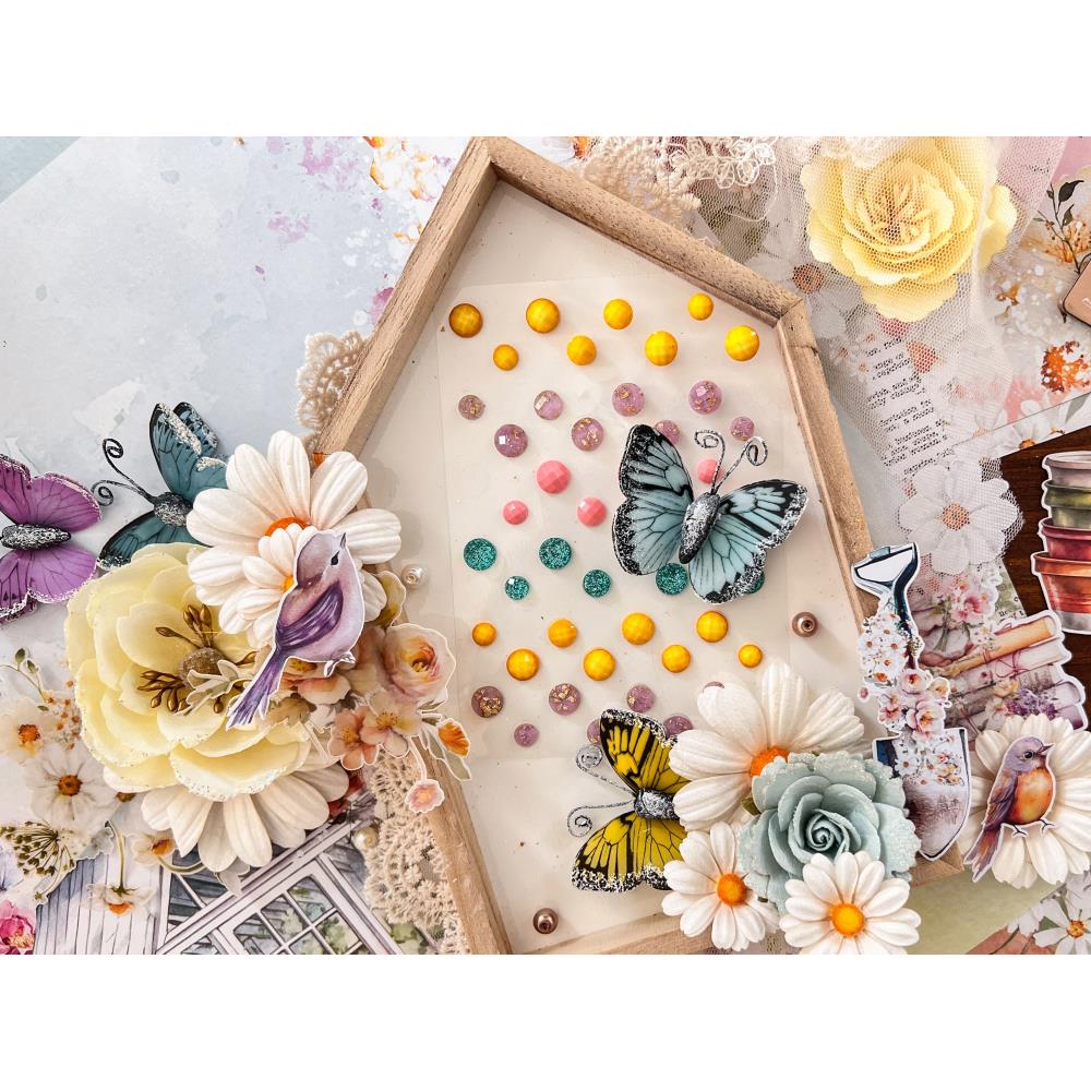 Prima In Full Bloom Say It In Crystals - Assorted Dots 48 Pk